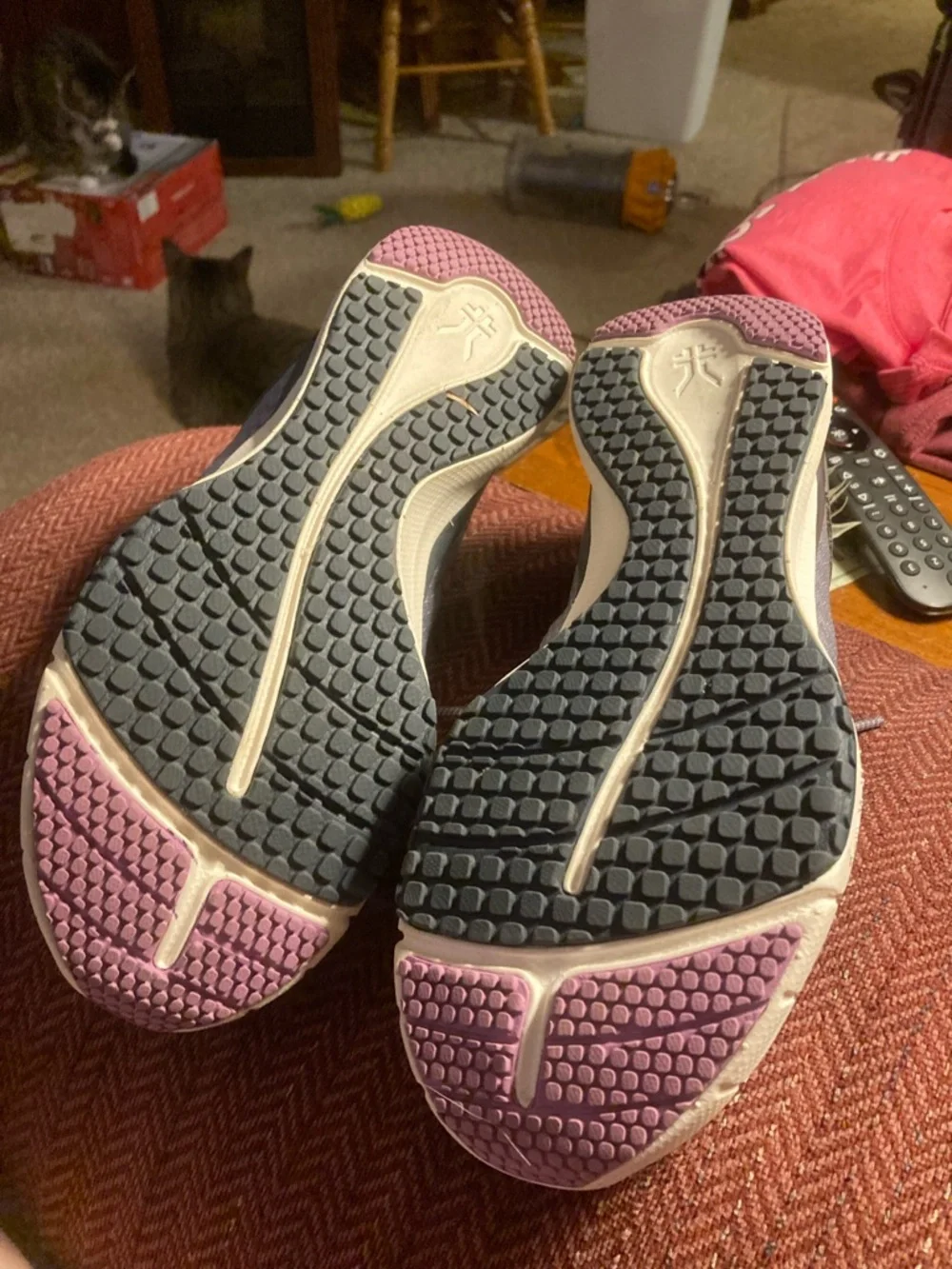 KURU Women's Athletic Shoes in Blue and Gray